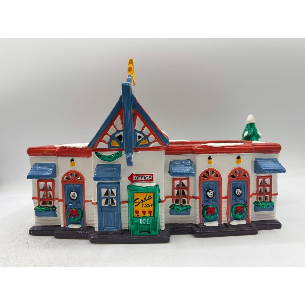 Department 56 1991 Vintage Original Snow Village The Honeymooner Motel 5401-1